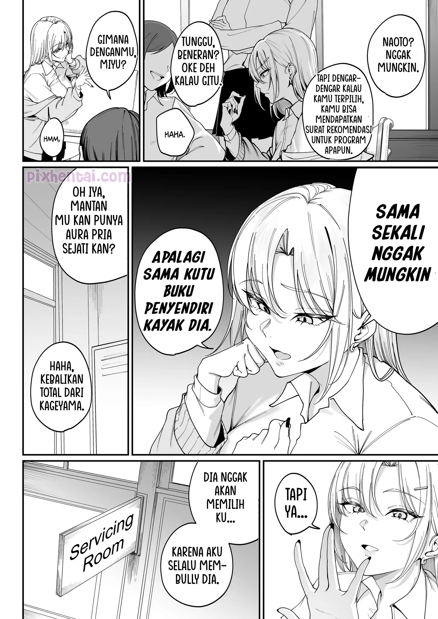 Komik hentai xxx manga sex bokep Now That Im a Special Treatment Student Ill Choose the Ill natured Gyaru Umezu san Who Always Puts Her Ass on My Desk 9